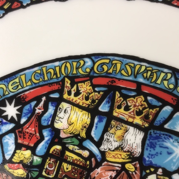 Vintage Henri D’arceau limoges porcelain 1977 Christmas plate 1st edition - Picture 10 of 15